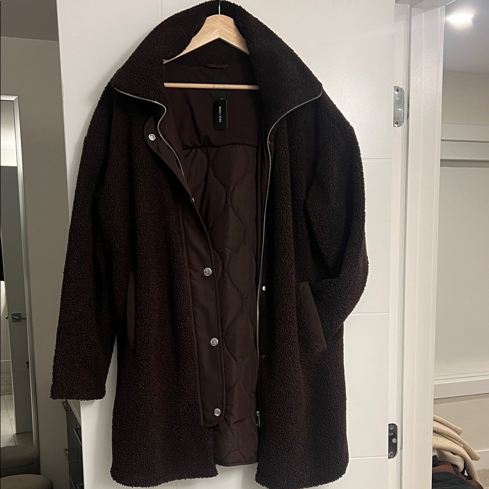 Brown Sherpa Coat